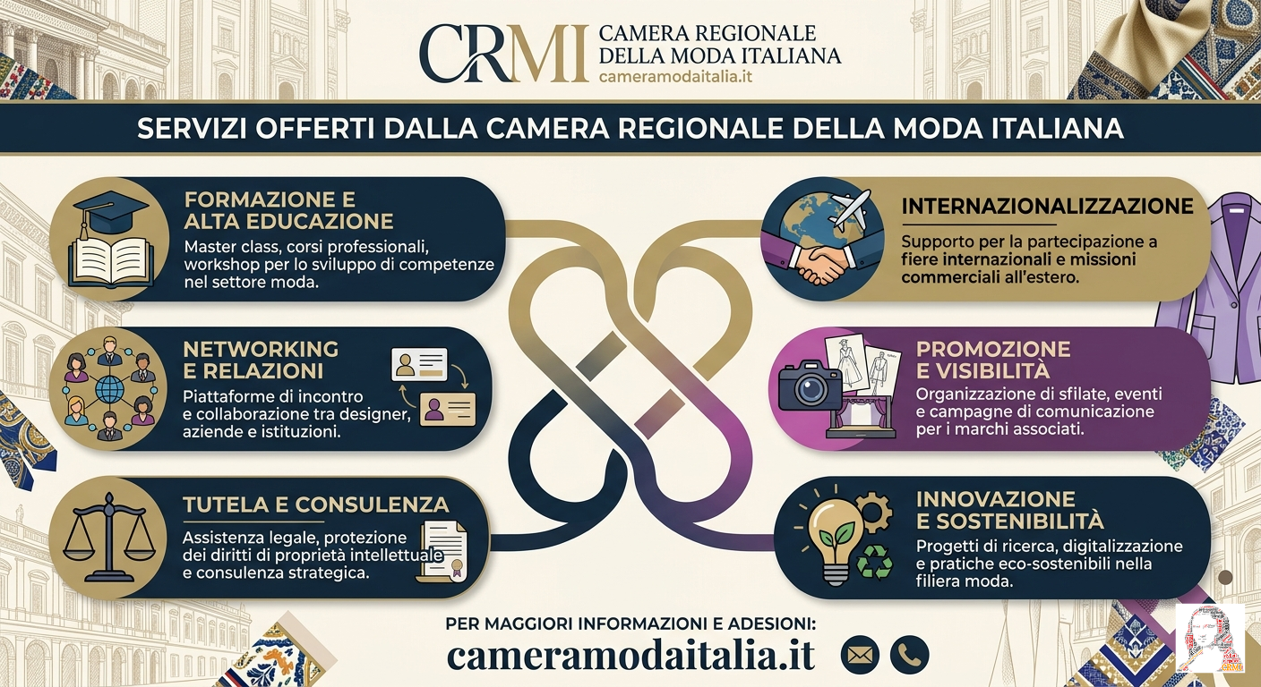 Servizi e progetti della Camera Regionale della Moda Italiana